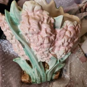 McCoy 1950's Pink Hyacinth flower vase